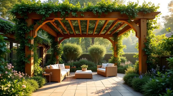 Créer un espace de vie extérieur unique avec une pergola bioclimatique